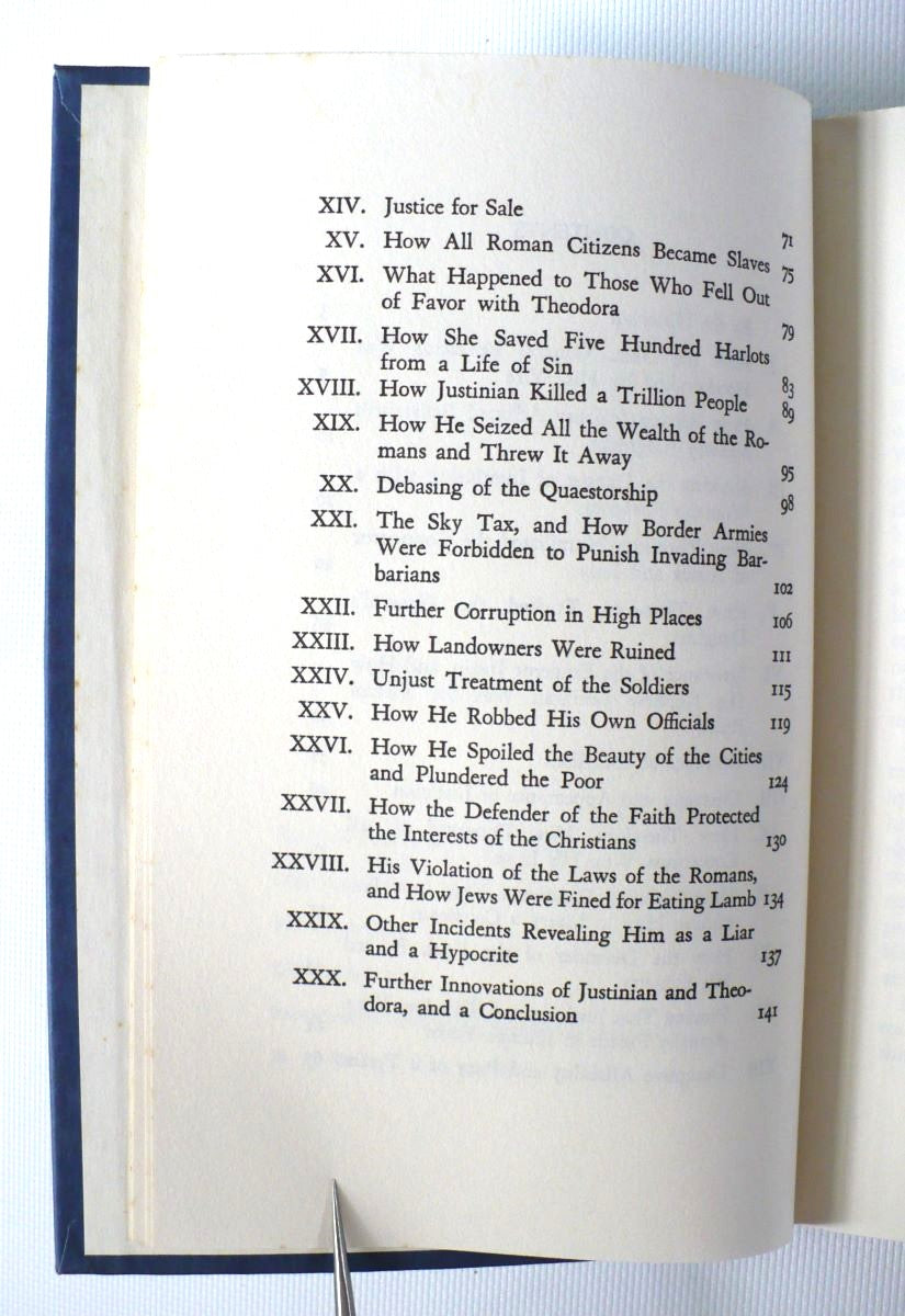 The Secret History of Procopius Translated by Richard Atwater 1992