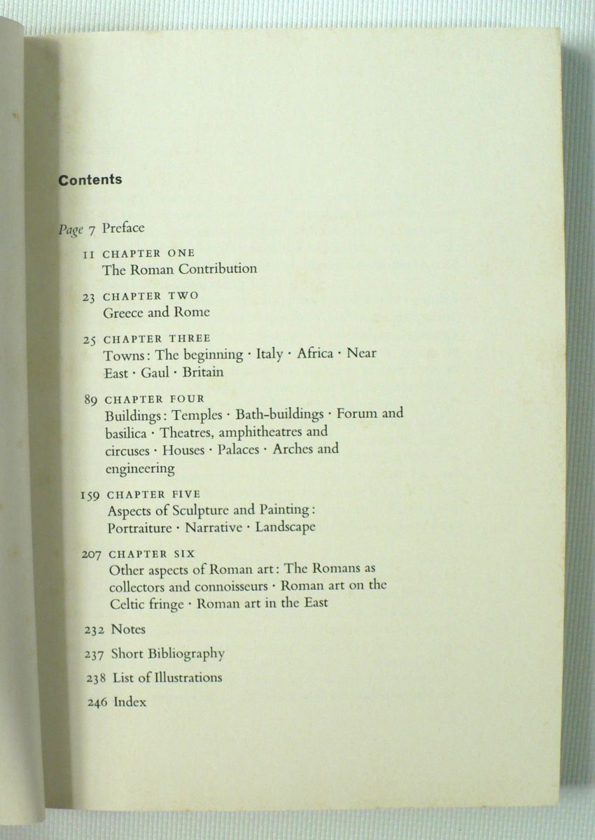 Roman Art and Architecture by Mortimer Wheeler 1985