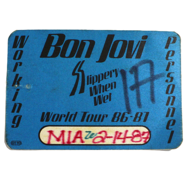 Bon Jovi Memorabilia Combo 1987