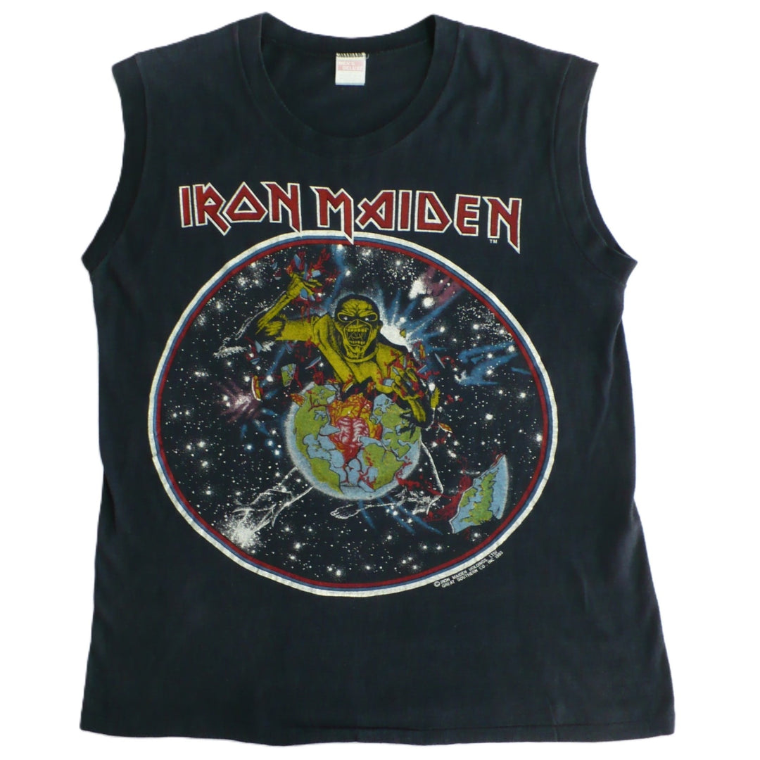 Iron Maiden World Piece Tour Shirt & Ticket 1983