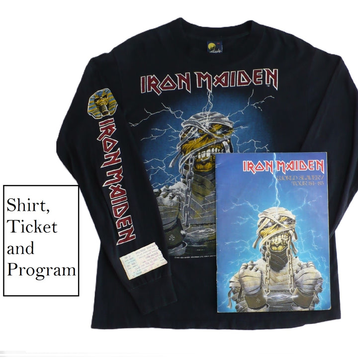 Iron Maiden World Slavery Tour Memorabilia Collection 1985