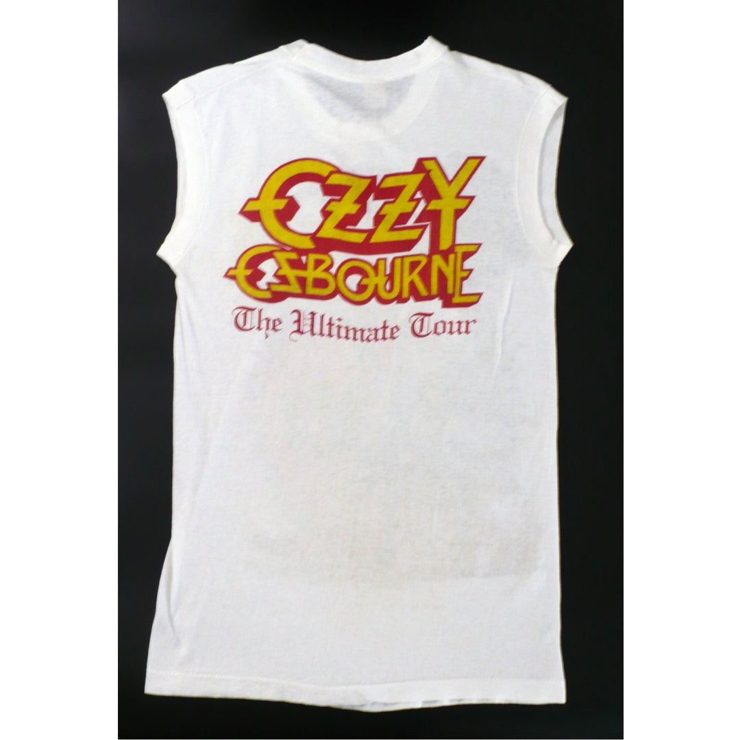 Ozzy Osbourne Ultimate Sin Tour Shirt Program & Ticket 1986