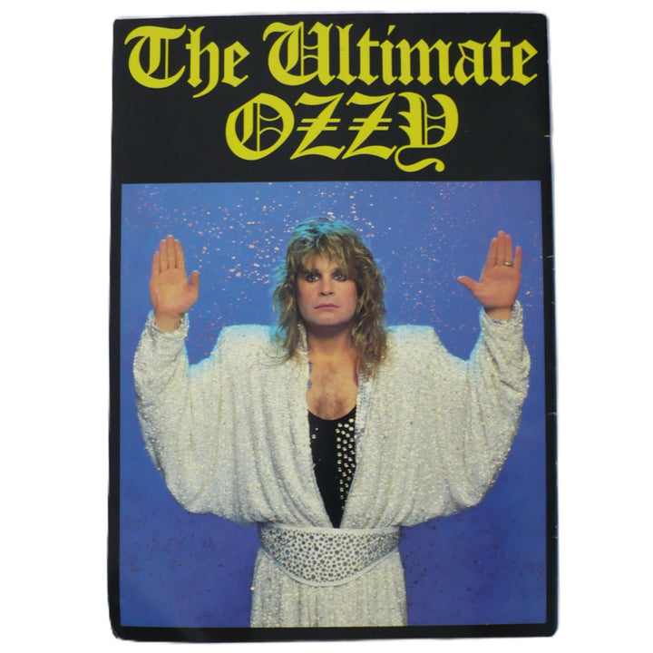 Ozzy Osbourne Ultimate Sin Tour Shirt Program & Ticket 1986