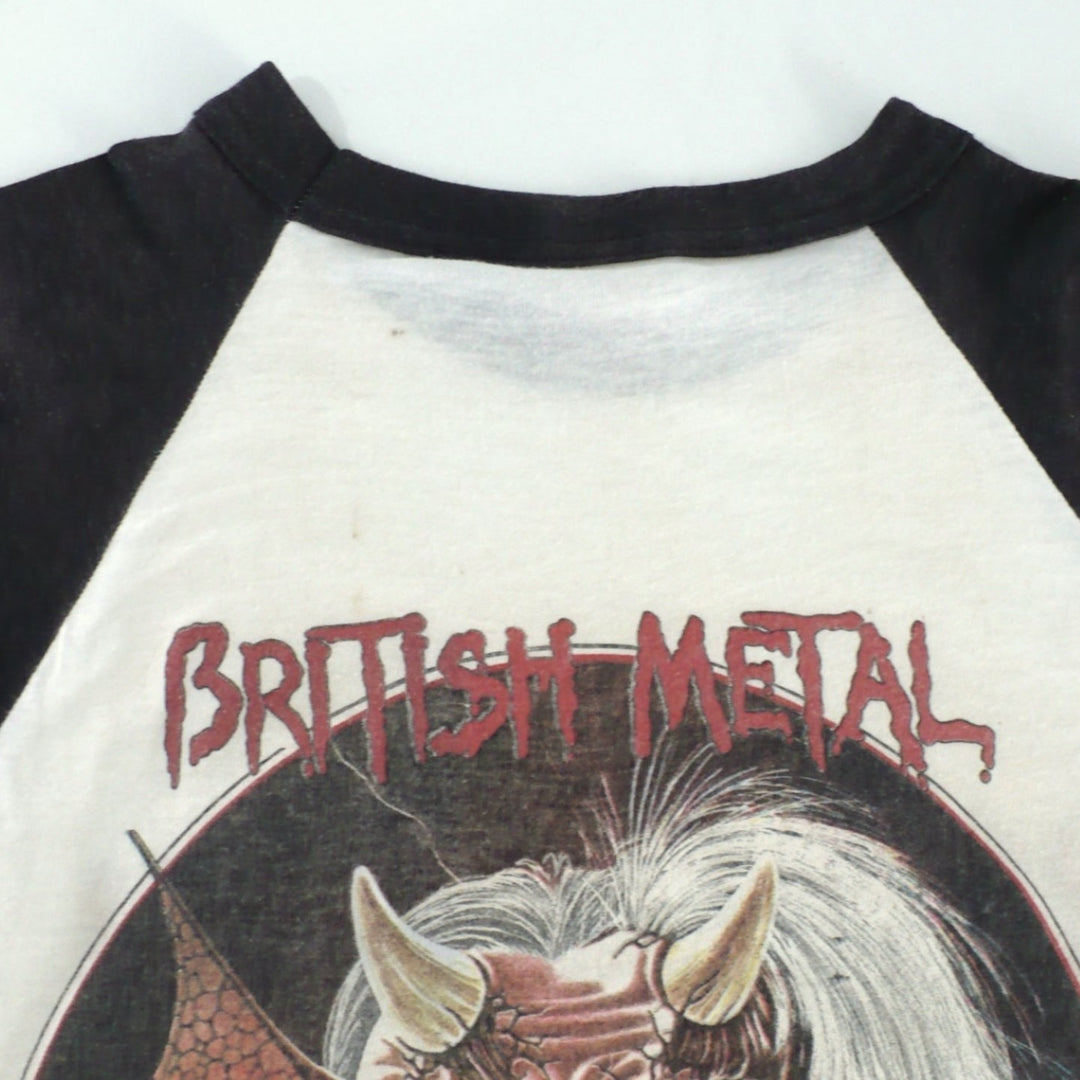 Iron Maiden World Piece Raglan Tour Shirt & Ticket 1983