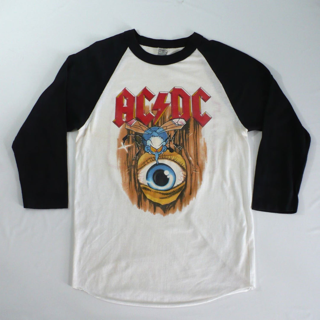 AC/DC Fly on The Wall Tour Shirt & Ticket 1985 (M)