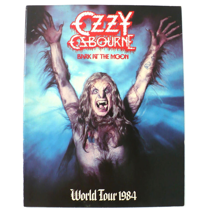 Ozzy Osbourne Bark at Moon Tour Program 1984