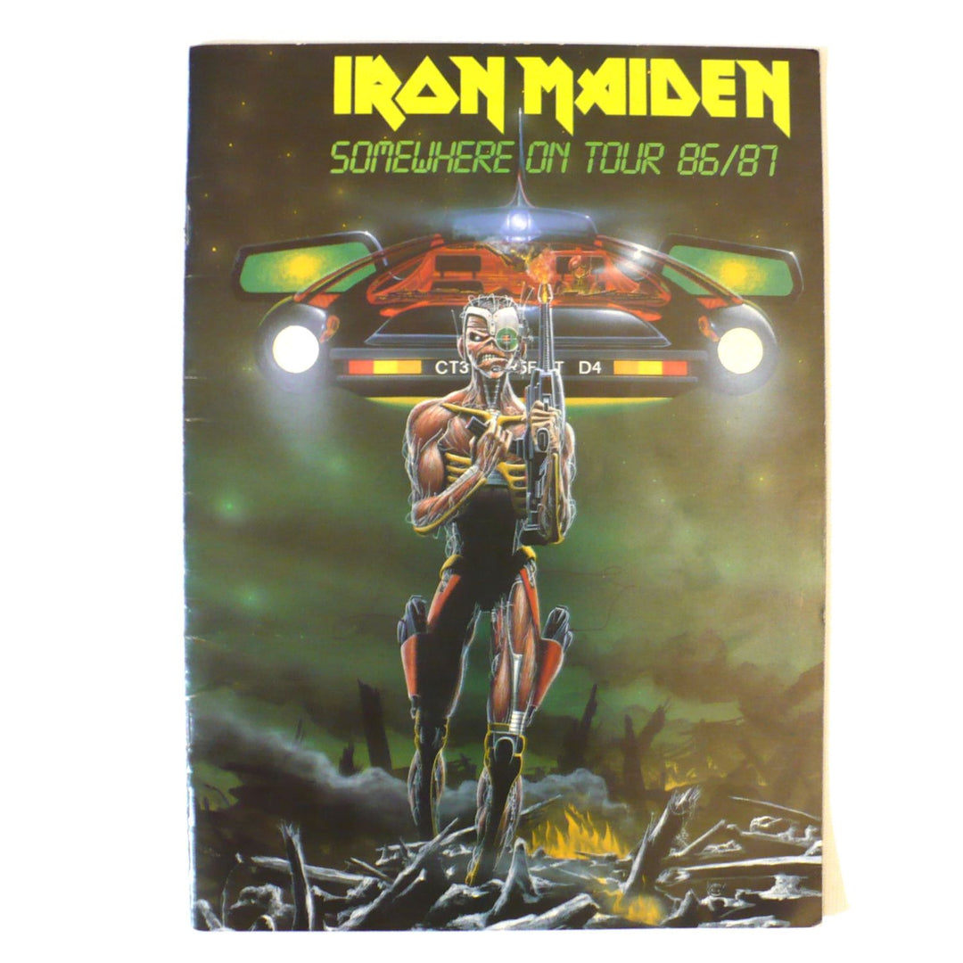 Iron Maiden Somewhere On Tour Program 1986/87 Ticket & Pass