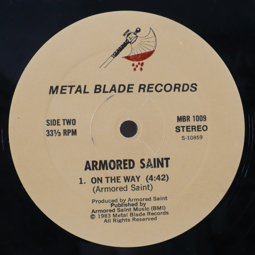 Armored Saint 1983 EP 1983 Vintage Vinyl 12" Record.