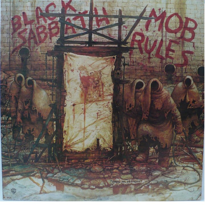 Black Sabbath Mob Rules 1981 Vintage Vinyl 12" Record.