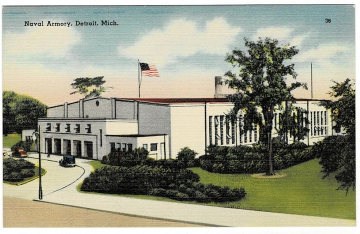 1930 Naval Armory Detroit Michigan