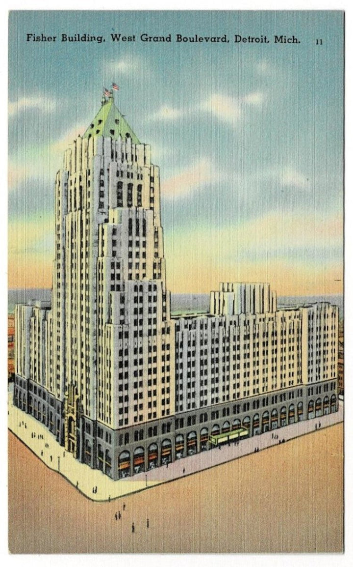 1930 Fisher Building Detroit Michigan