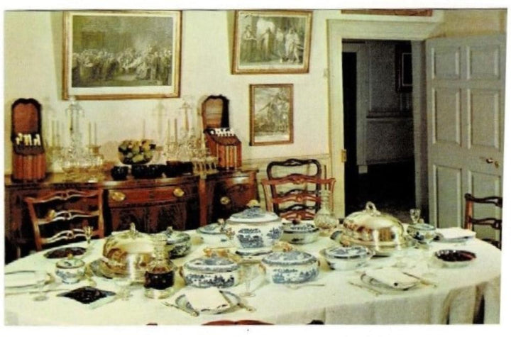 1950 Dining Room at Mount Vernon Virginia