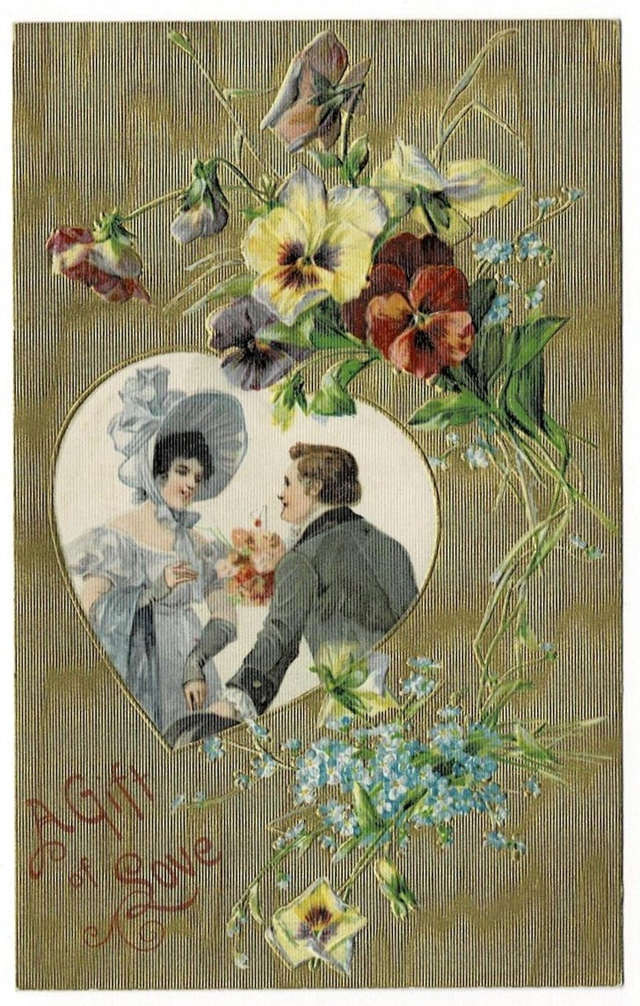 1908 Gift of Love Postcard