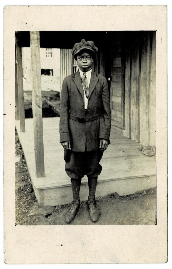 1910 African American Boy Postcard