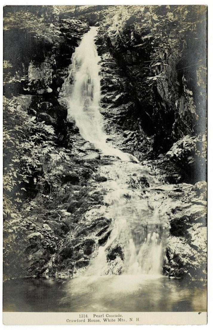 1907 Pearl Cascade White Mountains New Hampshire