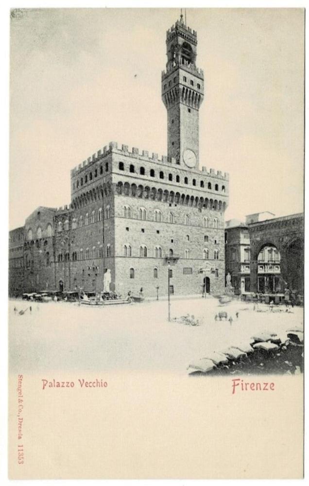 1900 Palazzo Vecchio in Florence, Italy