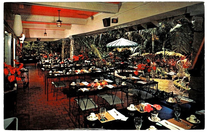 1964 Tea Room Salvation Army Waiʻoli HI Postcard