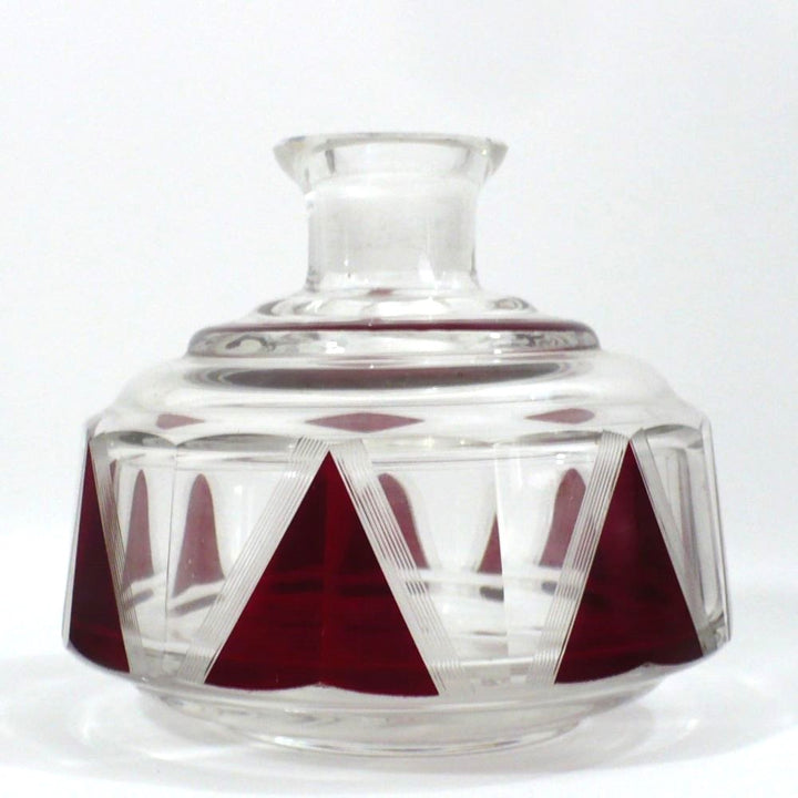 1930s Karl Palda Red Perfume Bottle