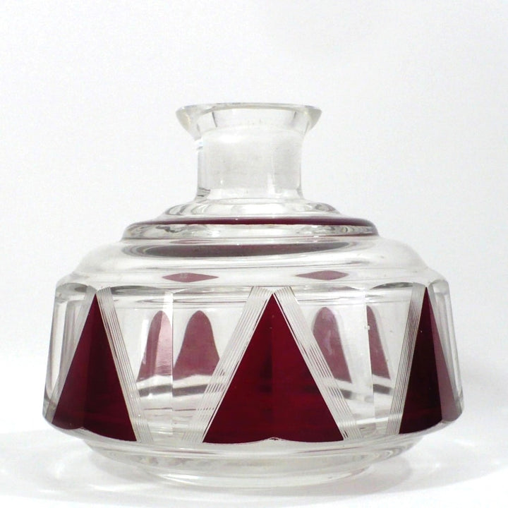 1930s Karl Palda Red Perfume Bottle