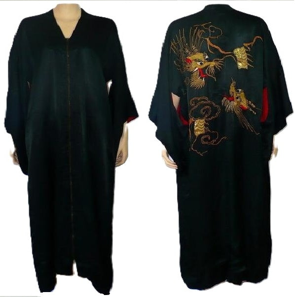 1930s Kimono Dragon Robe