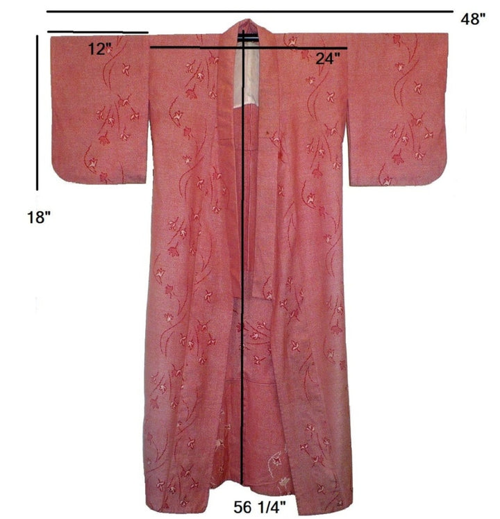 1980s Vintage Chinese Zha-Ran Winter Kimono.