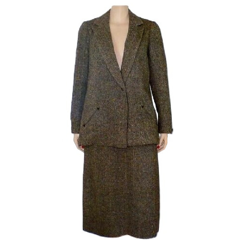 Late 1920s - 30s Mannish Skirt Sack Suit,