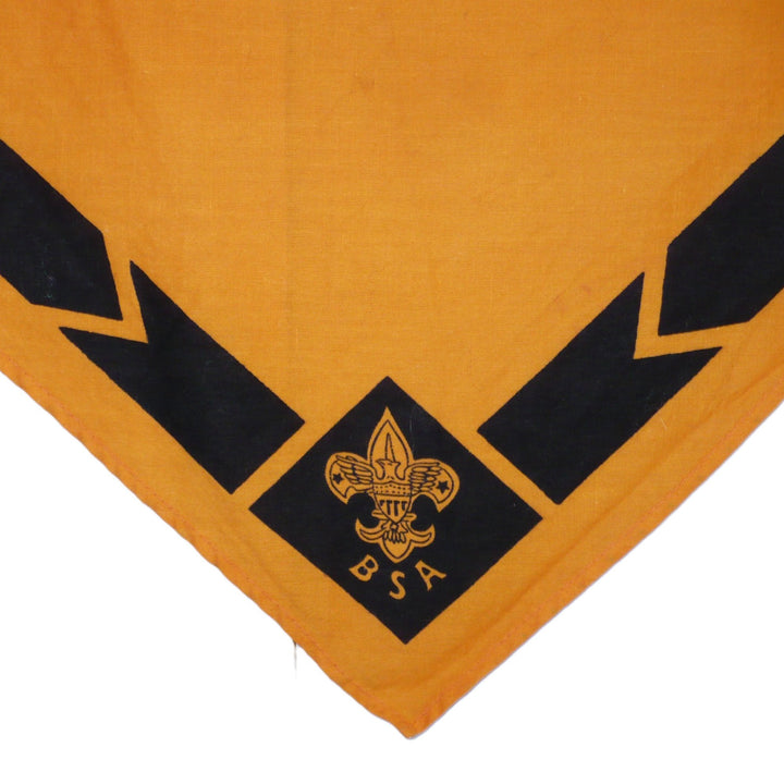 Two Vintage Triangular Ceremonial Boy Scout Neckerchiefs 40" .