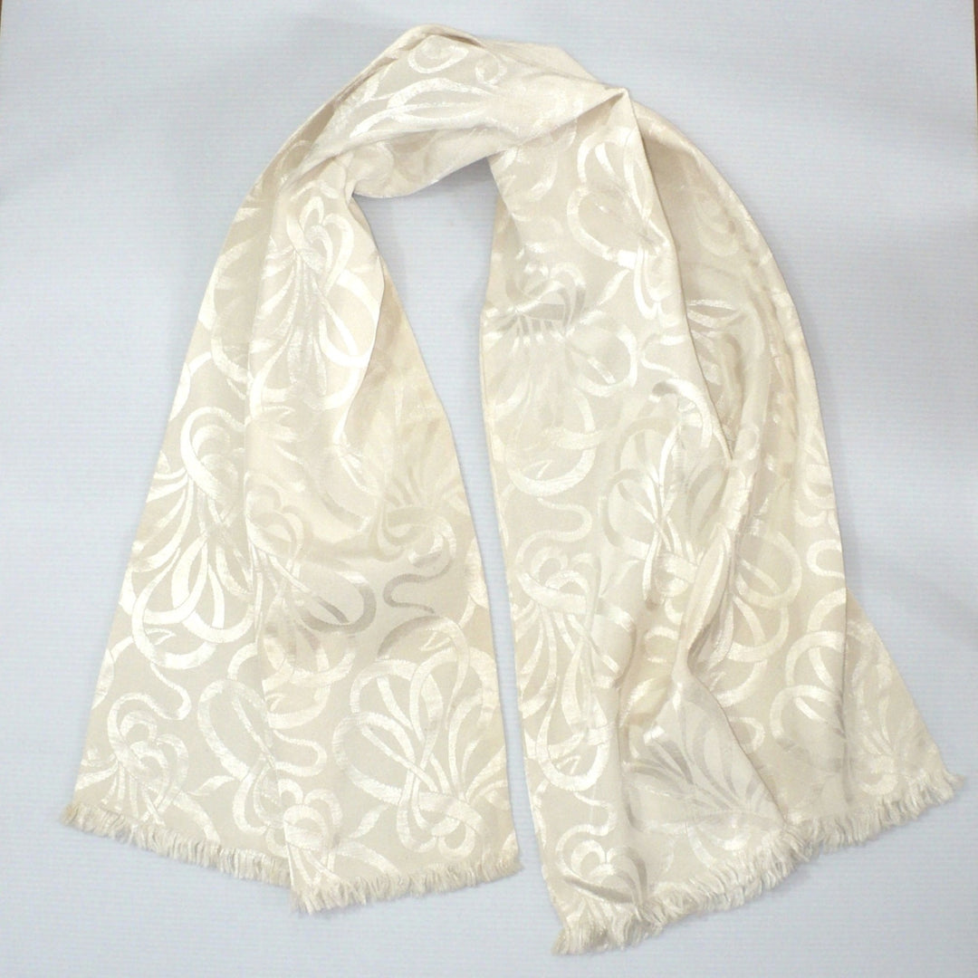 1930s Men's Silk Jacquard Opera Scarf .