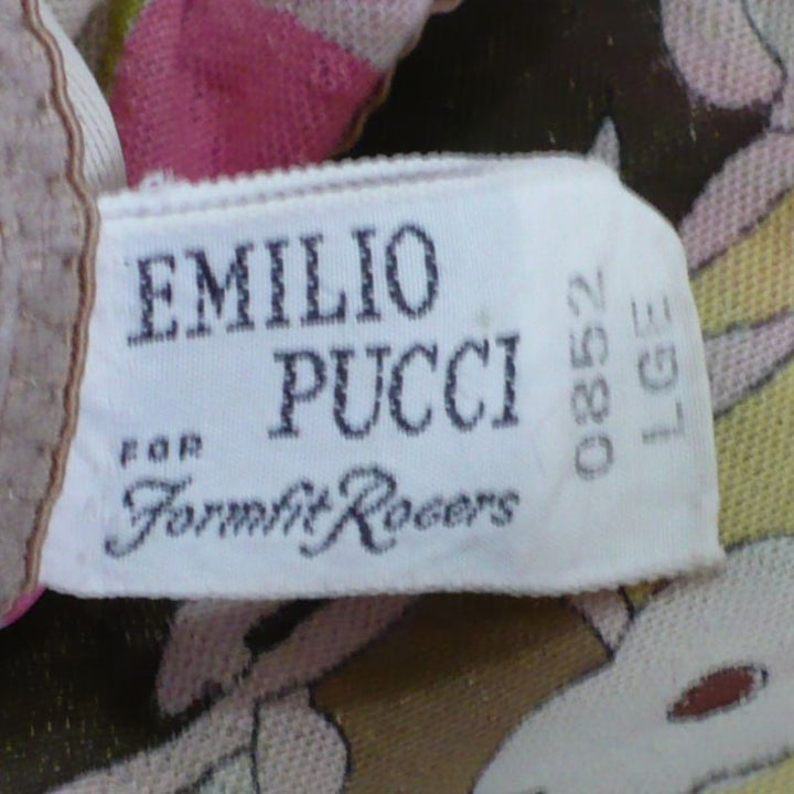 1960s Vintage Emilio Pucci long Leg Panty Girdle .