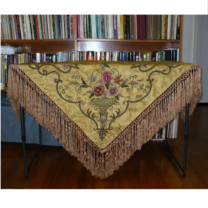 19th c. Rococo Piano Shawl