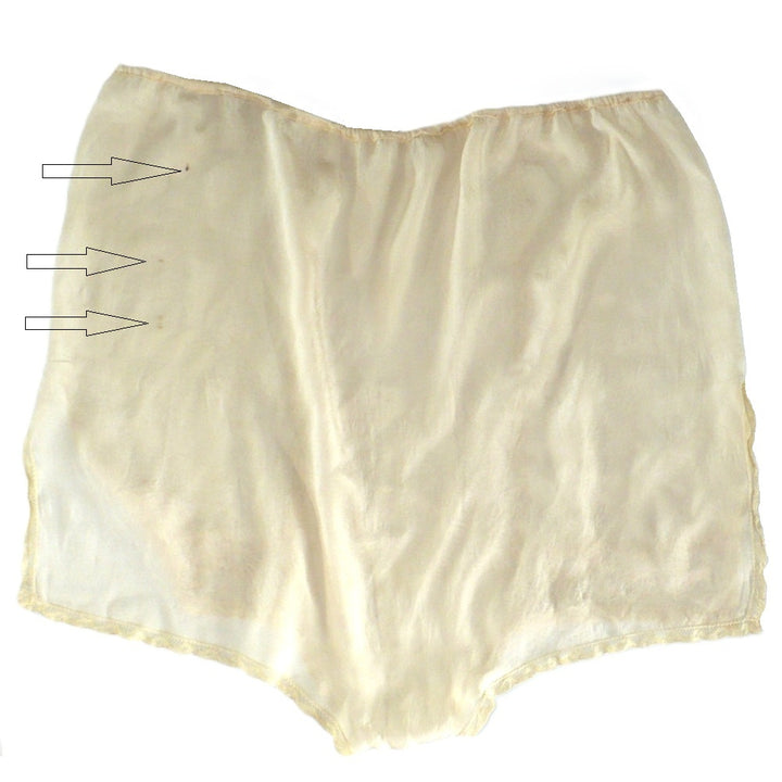 1920s Sensuous Silk Tap Pants XL.