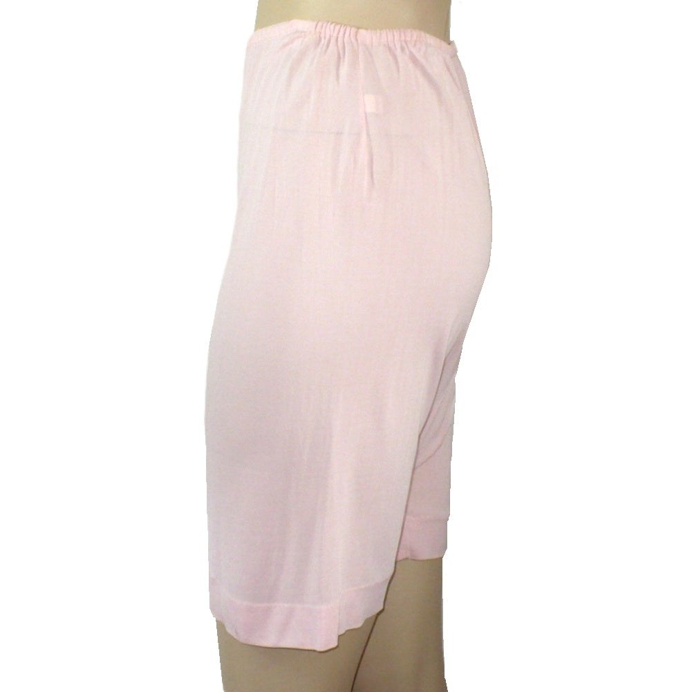 1960s Vintage Tall Treat Pink Rayon Long Leg Panties.