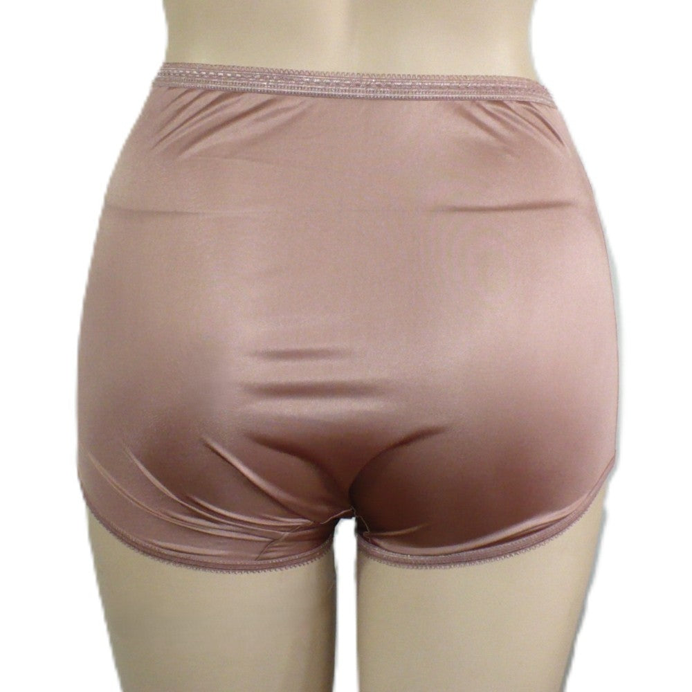 1970s Vintage Tempting Taupe Nylon Brief Panties JCPenney Granny Panty.