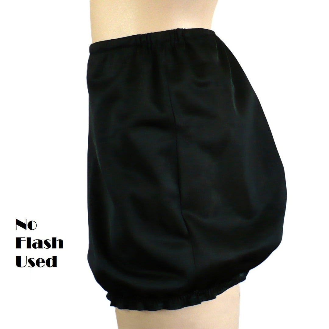 1960s Vintage Sheer Black Baby Doll Nylon Bloomers Panties.