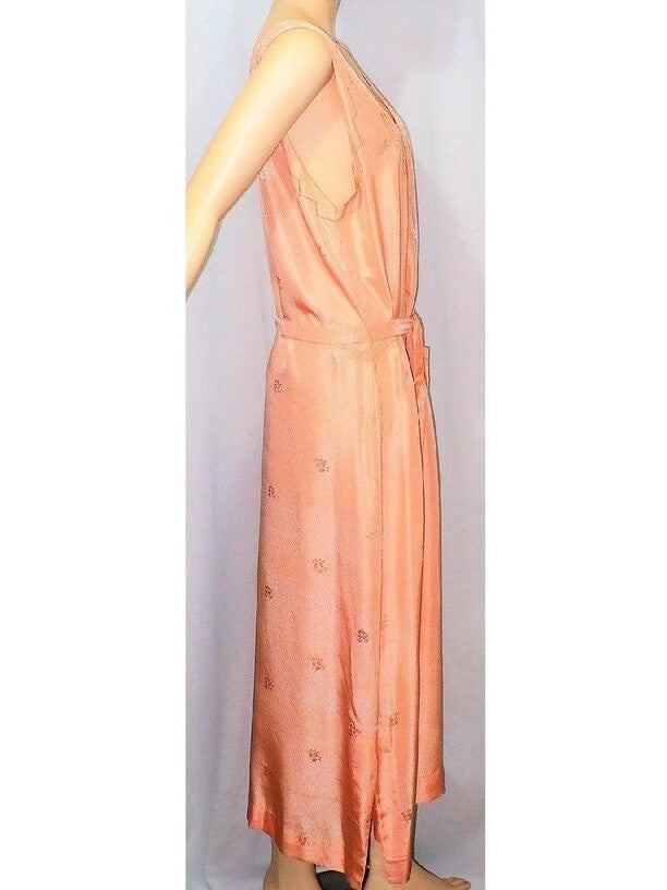 1918 Sweet Silk Jacquard Nightgown