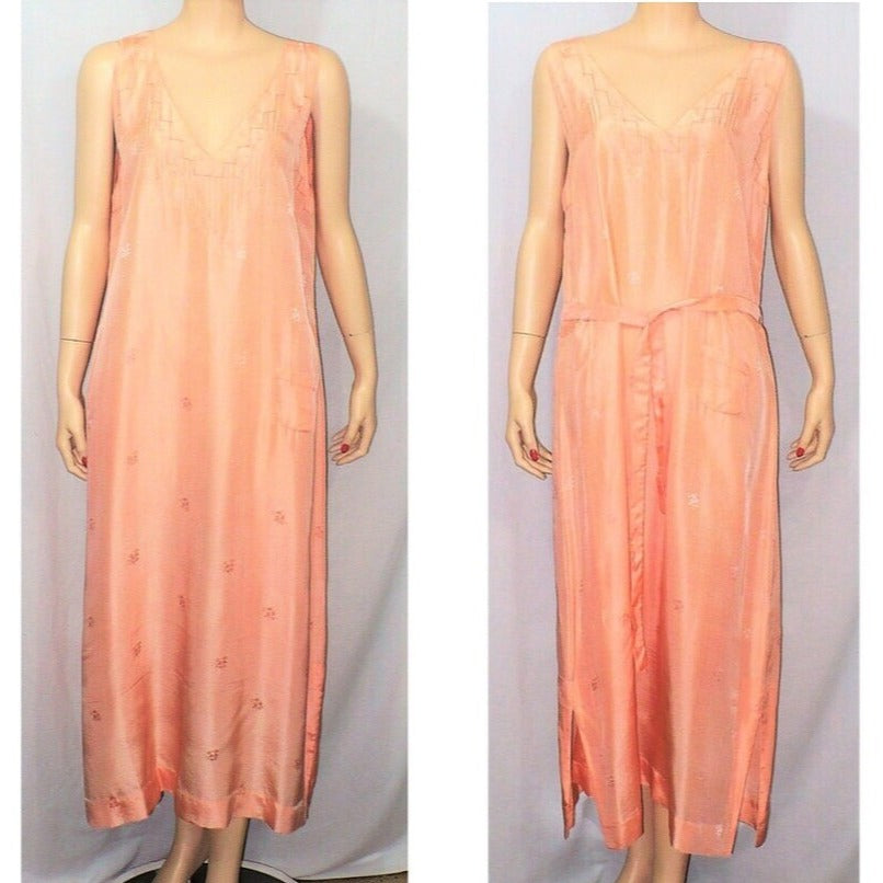 1918 Sweet Silk Jacquard Nightgown