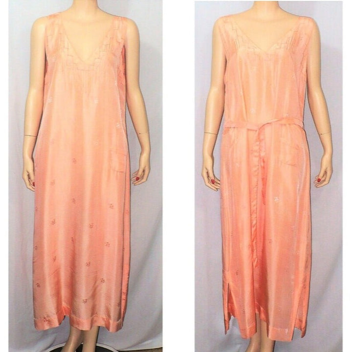 1918 Sweet Silk Jacquard Nightgown