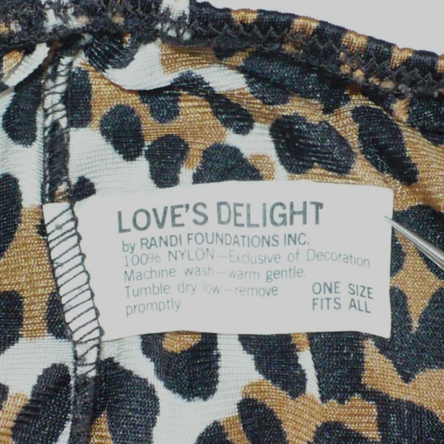 1970s Vintage Halter Top Sex Kitten Lusty Leopard Jumpsuit Lounger.