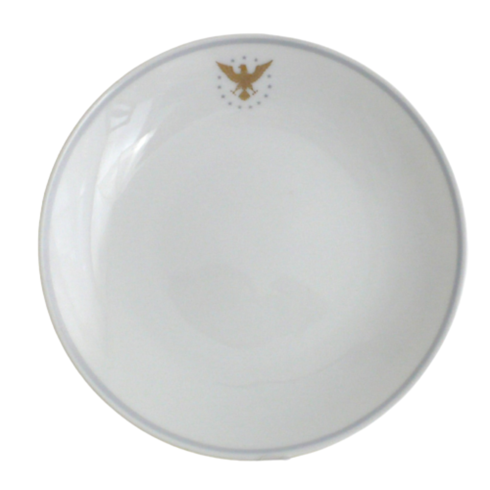 1960s Pan Am President Gray Bread Plates