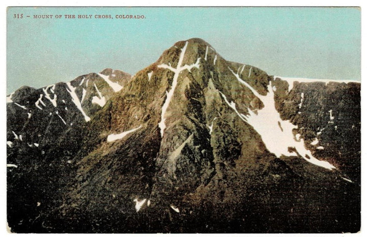 1907 Mount of the Holy Cross Rocky Mountains Colorado