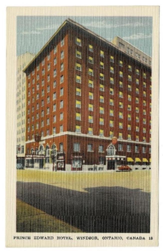 1930 Prince Edward Hotel Windsor Canada