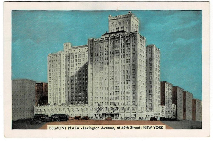 1953 Belmont Plaza Hotel New York City New York