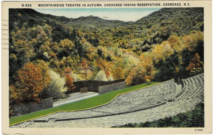 1951 Mountainside Theatre Cherokee Reservation North Carolina