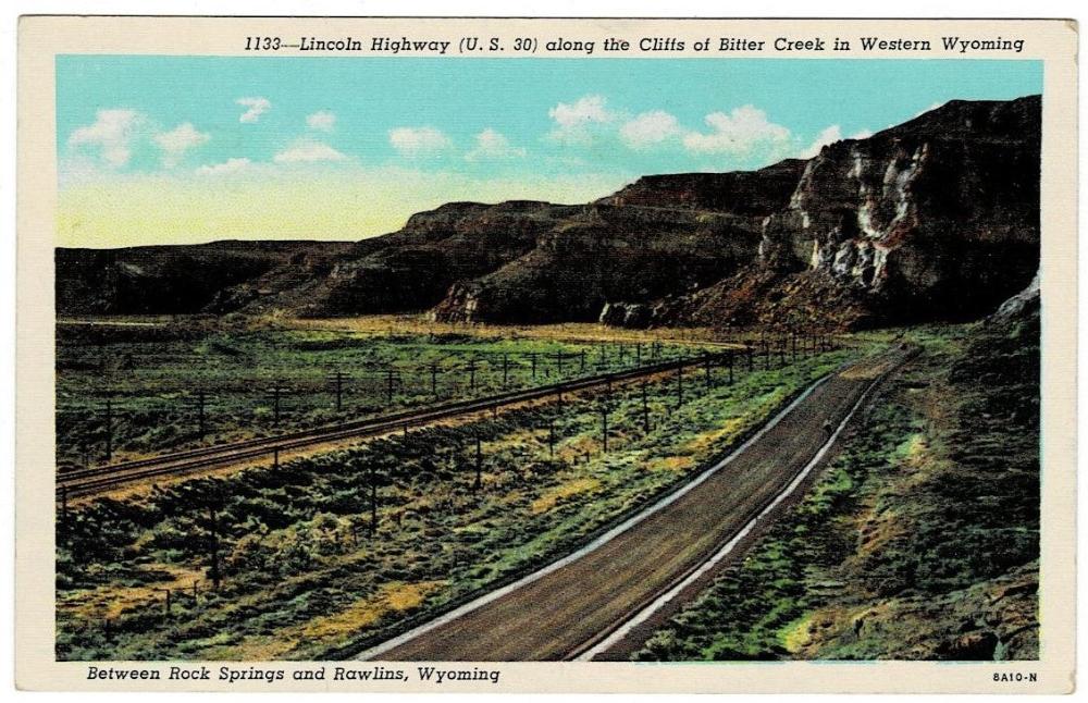 1951 Bitter Creek Railroad Highway Lincoln Wyoming