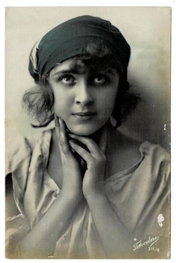 A Mary Thurman Silent Film Star RPPC