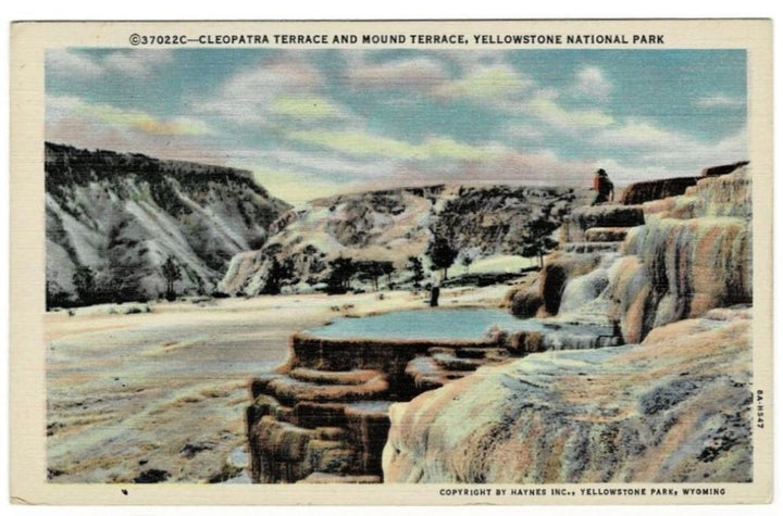 1950 Cleopatra Terrace Yellowstone National Park Wyoming