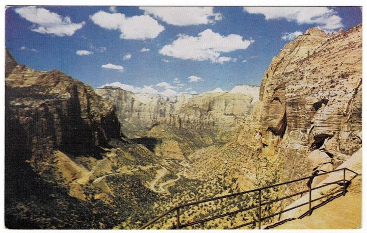 1949 Switchbacks on Zion Mount Carmel National Park Utah