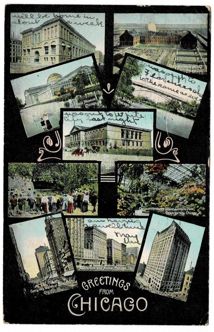 1907 Chicago Illinois Landmarks