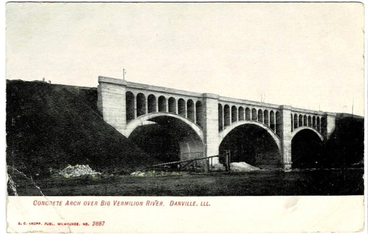 1907 Arch Bridges Danville Illinois