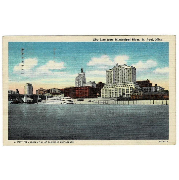 1947 Steamboat St Paul Minnesota Mississippi River